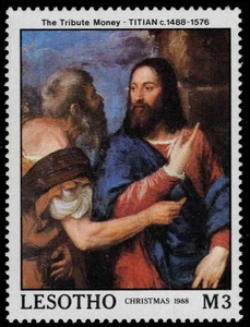 LESOTHO 692 - "Das Tribute Geld" von Tizian (pc44026) - Bild 1 von 1
