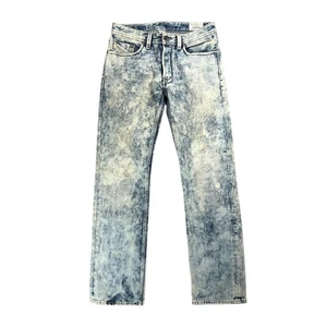 Diesel Larkee Acid Wash Regular Straight Blue Denim Jeans Italy Men Size W29L32 - Picture 1 of 8