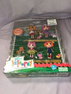 Nuevo (Cinta Polvorienta y Suelta) Raro Mini Lalaloopsy Paquete de 4 Joyas, Manchas, Soleadas, Bayas Foto 1 de 4
