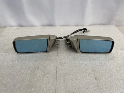 1984-1989 Nissan Z31 300ZX OEM Pair Silver LH RH Defog Power Door Mirrors - Image 1 of 4
