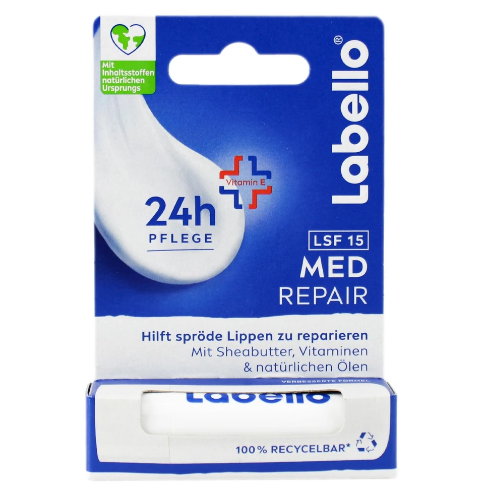 Labello Med Repair 24h Lippenpflegestift mit LSF15 4,8g - Bild 1 von 1