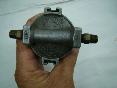 Filtro de combustible Carter original chevy filtro de combustible tazón de vidrio filtro de combustible Foto 1 de 4