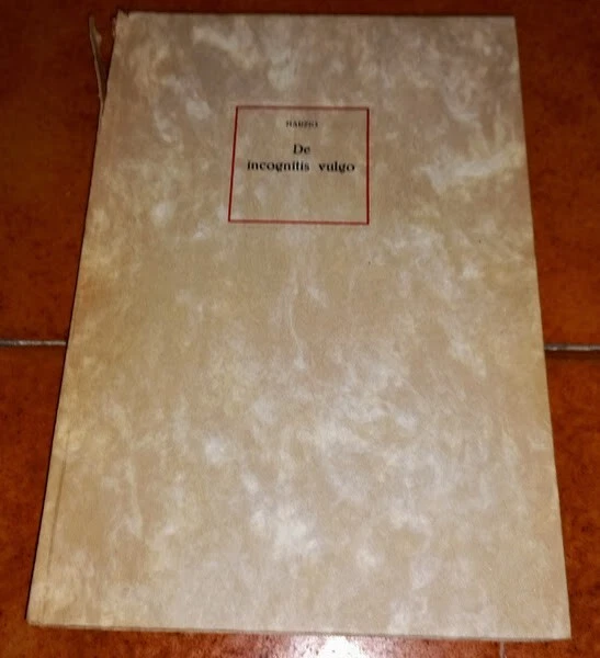 GALEOTTO MARZIO DA NARNI DE INCOGNITIS VULGO I ED. PIRONTI 1948 LATINO ITALIANO - Immagine 1 di 1