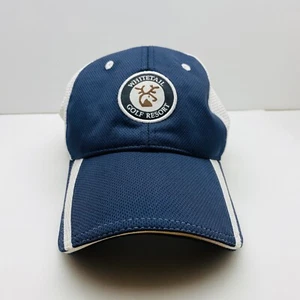 Sombrero Whitetail Golf Resort Azul Marino Blanco Correr Golf Aire Libre Para Hombre Usado en Excelente Condición - Imagen 1 de 4