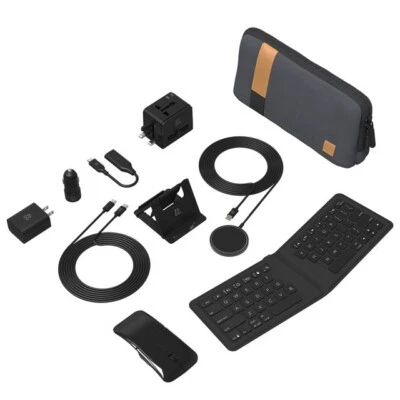 Zagg Desktop Essentials Travel Kit - Foldable Keyboard/Mouse and more - NEW - Image 1 of 4