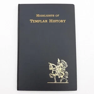 Highlights of TEMPLAR HISTORY 1958 5th Printing 16 Illustrations William M Brown - Picture 1 of 12