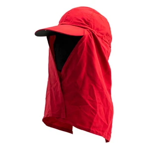 Legionnaire Hat with Throat Cover – Red – One Size Fits All– UV Protection - Picture 1 of 9