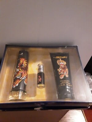 Ed Hardy Eagle 3 Piece Gift Set For Men Eau De Toilette Sprays+ Hair & body wash - image 1 of 2