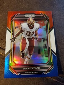 Sean Taylor Red White Blue Prizm 2022 Panini Prizm￼ #300 WASHINGTON