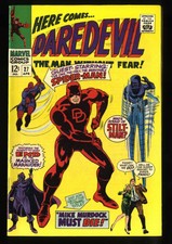 Daredevil #27 VF- 7.5 White Pages Spider-Man!