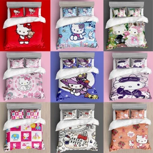 Hello Kitty Collection #2 Single/Double/Queen/King Bed Quilt Cover Set - Picture 1 of 19