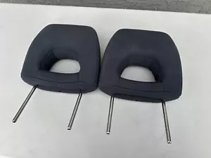 96-00 Toyota RAV4 RAV 4 Front or Rear Headrests Head Rests Gray Cloth Set Pair - Bild 1 von 3