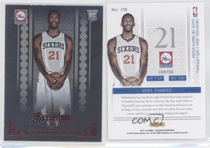 2014-15 Panini Excalibur Knight's Templar Joel Embiid #178 Rookie RC