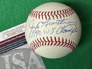 JACK ARMSTRONG signiert beschriftet Major League Baseball Cincinnati Reds JSA COA - Bild 1 von 1