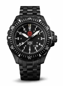 Praetorian® Uhr Signifer Automatik Diver PVD Stahlarmband - H3 Tritium Uhr 300m - Bild 1 von 8