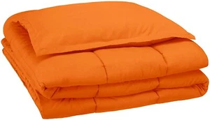 Stitch Down Alternative 3 Piece Solid Comforter Set 100% Cotton All size &color - Picture 1 of 10