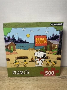 Aquarius Peanuts Beagle Scouts 500 pc Jigsaw Puzzle NIB-Sealed - Picture 1 of 6