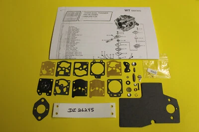 Solo 137 142 154 Ice Auger Carburetor Walbro WT688 Carb Kit