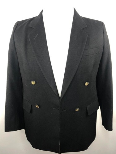 Blazer blu Burberrys da uomo misto lana 8 Reg C88D