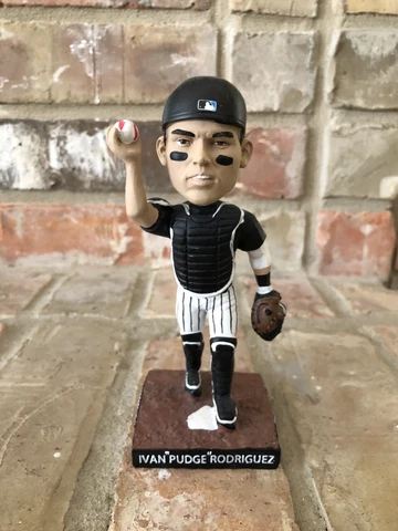 Ivan "Pudge" Rodriguez HOF Bobblehead Miami Marlins All Star Game SGA Cover