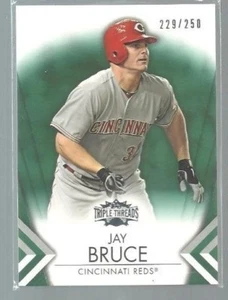 2012 Topps Triple Threads Emerald #16 Jay Bruce 229/250 (ref38551) - Picture 1 of 1