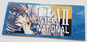 Memory Card Sticker FFVII INTERNATIONAL Final Fantasy PlayStation 1997 JP - Picture 1 of 1