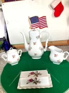 JUEGO DE CAFÉ/TÉ CASA PRINCESA 9 PIEZAS JARDÍN DE ROSAS - Imagen 1 de 7