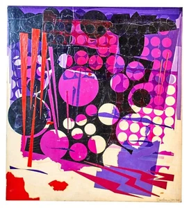 1968 Rob Saunders (1950-2020) Abstract Expressionist Mixed Media - RISD/Boston - Bild 1 von 9
