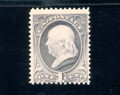 USAstamps Unused FVF US 1881 American Bank Note Franklin Scott 206 OG MNH - Image 1 of 2