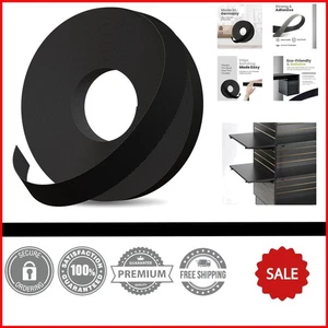 Hervorragende Qualität schwarz Melamin Kantenanleimung 3/4" x 50 Fuß - vorgeklebt einfache Anwendung - Bild 1 von 10