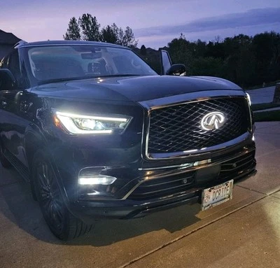 Emblema LED para Infiniti QX80 2021 2022 2023 2024 Foto 1 de 4