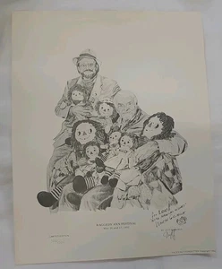 1992 Raggedy Ann Festival Artwork - Jeff Edwards - 306/500 - handsigniert Worth Gruelle - Bild 1 von 6