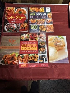 Lot of 5 air fryer cookbooks all new - Bild 1 von 6