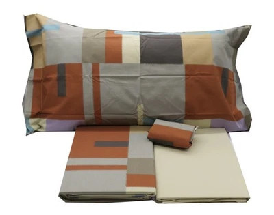 N5709 Completo copripiumino matrimoniale "LENNOX var.multicolore"  di Caleffi - Immagine 1 di 4