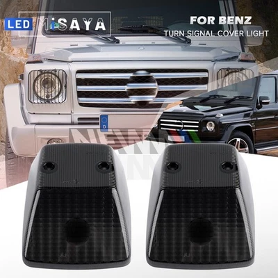 Черный корпус переднего указателя поворота для Mercedes Benz G W460 W461 W463 1980-18 годов выпуска - Изображение 1 из 4