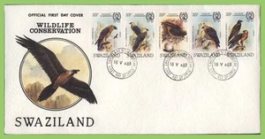 Swaziland 1983 Birds set on First Day Cover - Picture 1 of 1