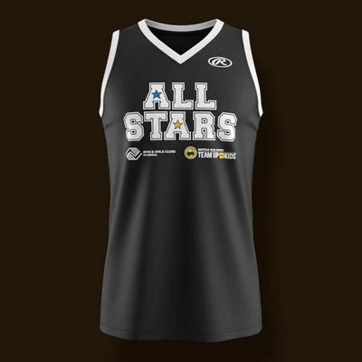 Camiseta de baloncesto Rawlings All Stars. Reversible. Número 11. Talla Adulto L Foto 1 de 4