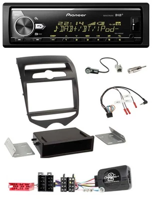 Pioneer Bluetooth USB DAB Lenkrad Autoradio für Hyundai ix20 ab 2010 man. Klima - Bild 1 von 4