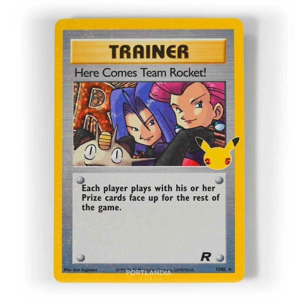 Pokemon - Here Comes Team Rocket! - 15/82 - Celebrations - Classic Collection - Image 1 of 1