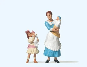 45060 Große Spur G/LGB Preiser Figuren, Kindermädchen mit Kinder, Maßstab 1:22,5 - Bild 1 von 1