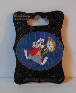 Prendedor Disney WDI White Rabbit Hello Goodbye LE250 - Imagen 1 de 2