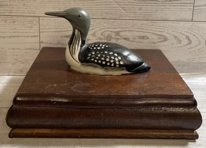 Vintage Wooden Duck/Loon Playing Card Set Complete With 2 Decks Of Duck Cards  - Picture 1 of 7