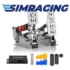 Acelerador de pedal hidráulico SIMSONN Silver Plus X + pedal de simulación de carreras de frenos - Imagen 1 de 2
