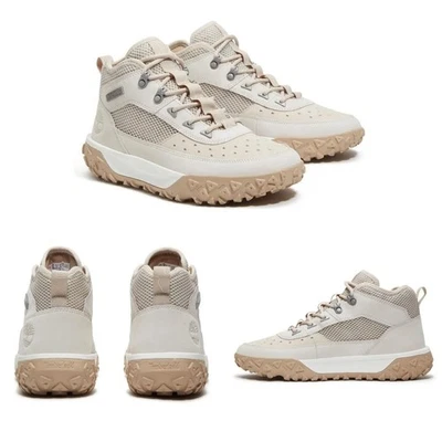 Timberland Hombres GREENSTRIDE MOTION 6 MID Gris Claro - Botas Blancas Talla 11.5 Nuevas en Caja Foto 1 de 4