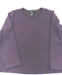 1X petite Pullover Aubergine lila Lemmie Nina Leonard Damen dunkel 100% Acryl - Bild 1 von 8