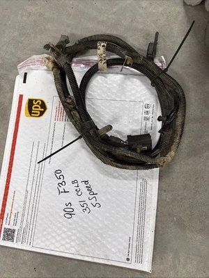 90 91 Ford Truck F250 F350 CCLB 5 VELOCIDADES TRANSMISIÓN ARNÉS DE CABLES 1990 1991 Foto 1 de 4