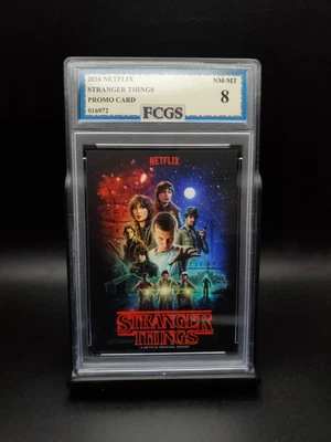 Stranger Things 2016 Netflix Promo - Graded 8 [FCGS] NM-MT - Image 1 of 2