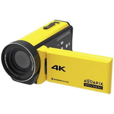 Aquapix WDV5630 Yellow Camcorder 7.6 cm 3 Zoll 13 Megapixel Gelb - Bild 1 von 4