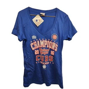 2016 National League Champions Chicago Cubs - Neu mit Etikett - Größe Damen Medium - Bild 1 von 6