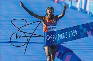 OLYMPIA 2020/24: Sifan HASSAN (NLD) orig. Autogramm 3x OLYMPIASIEGERIN +TOP+ - Bild 1 von 1